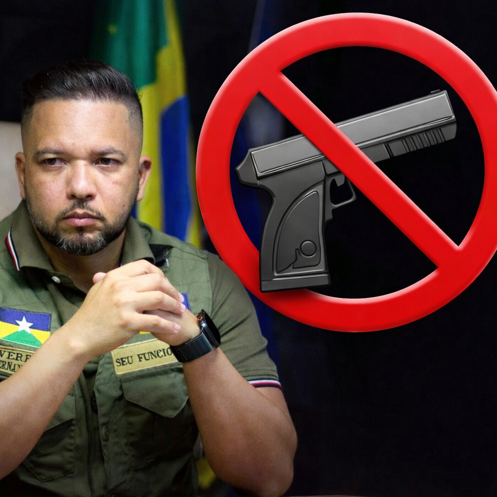 Vereador tem porte de arma suspenso após decisão da Justiça em Porto Velho