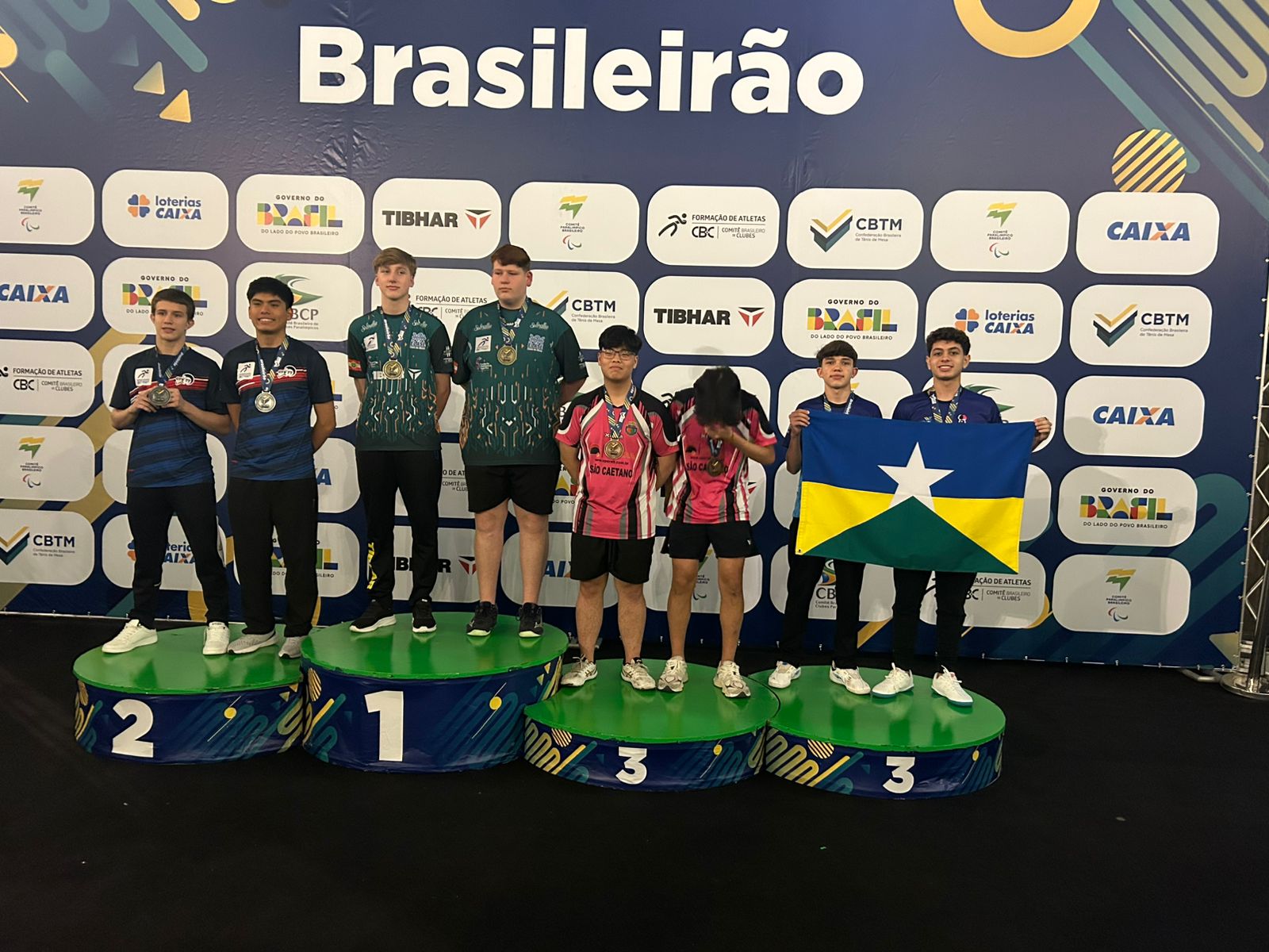 Rondônia segue fazendo história no Campeonato Brasileiro de Tênis de Mesa