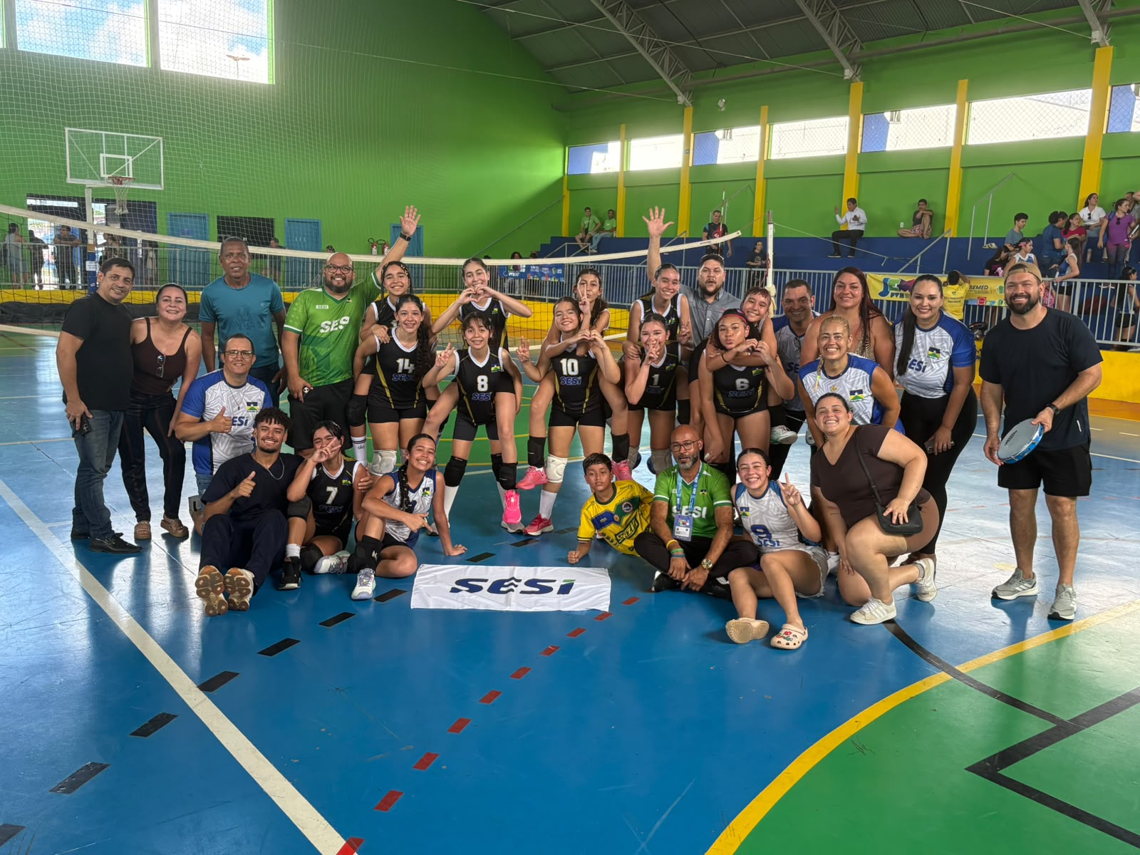 JEM 2026: SESI-RO Infantil garante vaga na final do vôlei com virada emocionante